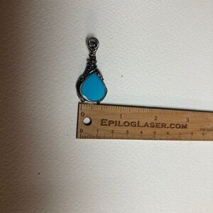 “HOST PICK” Turquoise Stone Vintage Pendant